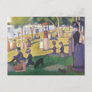 In Sunday Afternoon, die große Jatte Postkarte