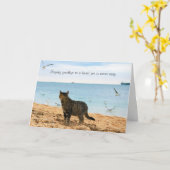 In Sympathy for Death of Cat Karte (Gelbe Blume)