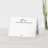 In Sympathy : Pink Roses within a Winters Frost . Karte (Rückseite)