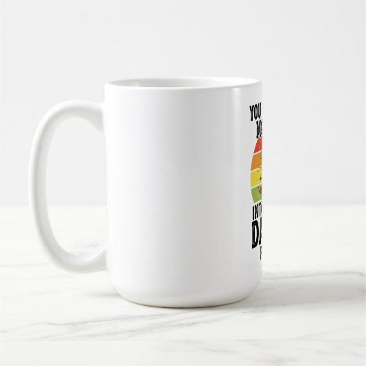 In tanzendes Design stürzen Kaffeetasse (Links)