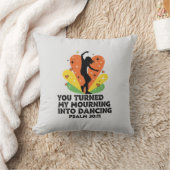 In tanzendes Design stürzen Kissen (Decke)