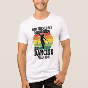 In tanzendes Design stürzen Tri-Blend Shirt