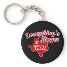 In Texas ist alles größer | Red Black Key Chain