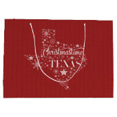 In Texas ist Weihnachten Große Geschenktüte (Rückseite)