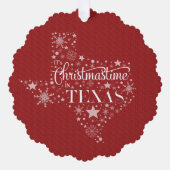In Texas ist Weihnachten Ornament Karte (Vorderseite)
