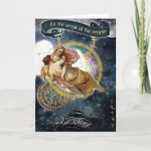 In The Arms of the Angels (Greeting Card) Karte (Vorderseite)