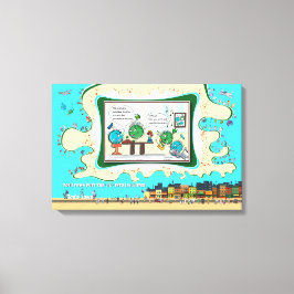 In The Atomic Residence | Entschuldigung 24x16 Leinwanddruck