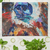 In the Bear's Gaze kitchen towel Geschirrtuch (Gefaltet)