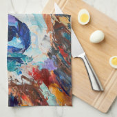 In the Bear's Gaze kitchen towel Geschirrtuch (Viertel Falte)