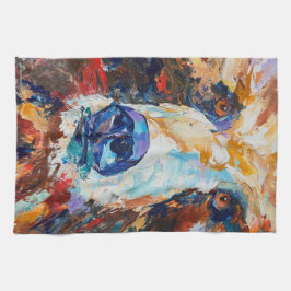 In the Bear's Gaze kitchen towel Geschirrtuch