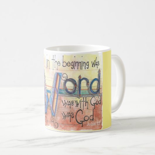 In the Beginning Kaffeetasse (VorderseiteRechts)