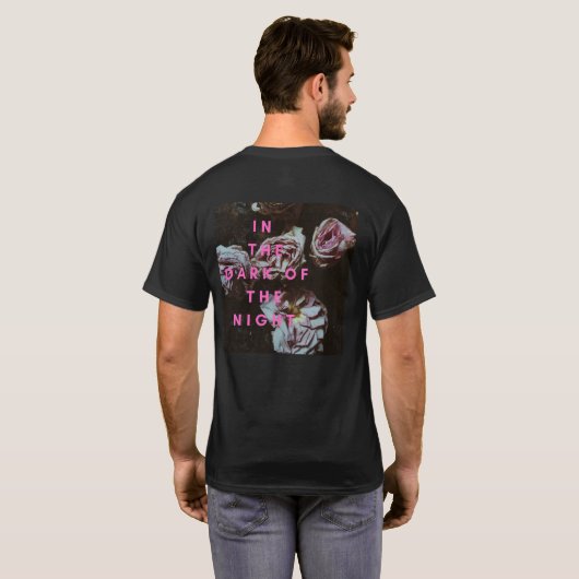 IN the Dark of the NIght Roses T-Shirt (Schwarz voll)
