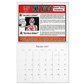 IN THE EVENT OF A ZOMBIE ATTACK Calendar Kalender (Jan 2027)