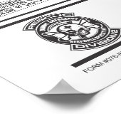 IN THE EVENT OF ZOMBIE ATTACK (DELUXE VERSION) POSTER (Ecke)