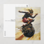 "In the Fast Lane" Postkarte (Vorne/Hinten)