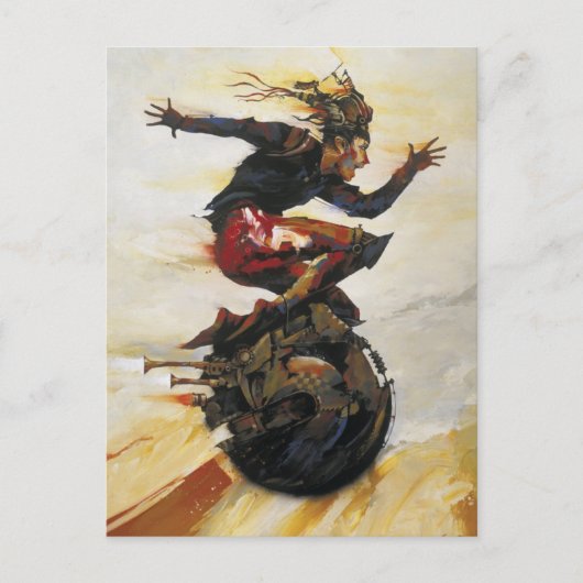 "In the Fast Lane" Postkarte (Vorderseite)