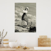 In the Fields - J G Chapman - 1861 Poster (Küche)