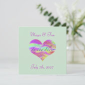 In the Flow of Love Einladung (Stehend Vorderseite)