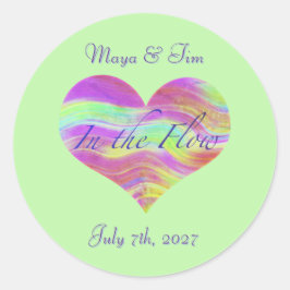 In the Flow of Love Sticker