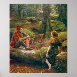In The Forest Of Arden, c. 1892 von John Collier Poster