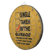 IN THE GARAGE BUILDING A HOT ROD DARTSCHEIBE (Vorderseite rechts)