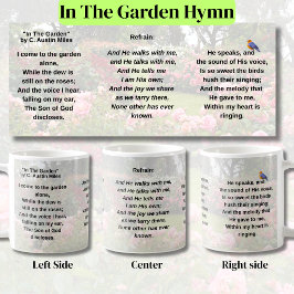 In The Garden Christliches Kirchenlied Kaffeetasse