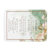 ~In the Garden Comforcieren Hymn Garden Antique Ro Magnet (Horizontal)