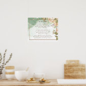 ~In the Garden Comforcieren Hymn Garden Antique Ro Poster (Küche)