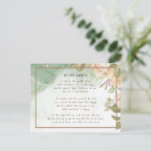 ~In the Garden Comforcieren Hymn Garden Antique Ro Postkarte (Stehend Vorderseite)