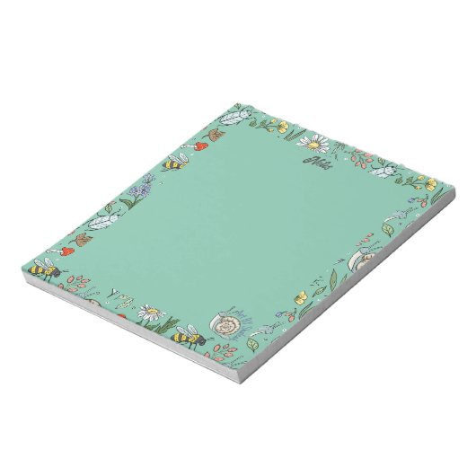 In the Garden Notepad Notizblock (Rotiert)