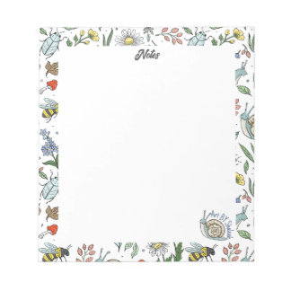 In the Garden Notepad Notizblock