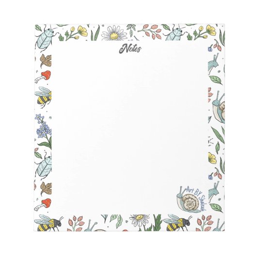 In the Garden Notepad Notizblock (Vorderseite)