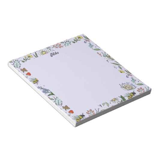 In the Garden Notepad Notizblock (angewinkelt)