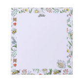 In the Garden Notepad Notizblock (Vorderseite)