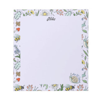 In the Garden Notepad Notizblock
