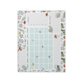 In the Garden Open Dated Desk Calendar Notepad Notizblock (Rotiert)