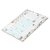 In the Garden Open Dated Desk Calendar Notepad Notizblock (angewinkelt)