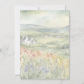 In the Glen Watercolor Invitation Einladung (Rückseite)