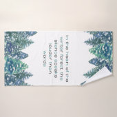 In The Heart Of The Winter Forest Badehandtuch (Badehandtuch)