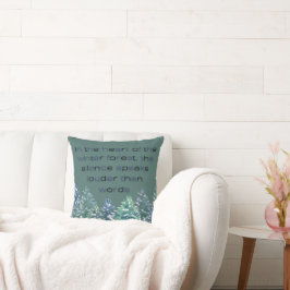 In The Heart Of The Winter Forest Kissen