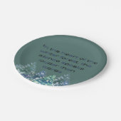 In The Heart Of The Winter Forest Pappteller (Schrägansicht)