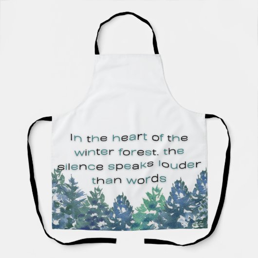In The Heart Of The Winter Forest  Schürze (Vorderseite)