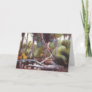 In the Jungle, Florida by Winslow Homer, fine art Feiertagskarte