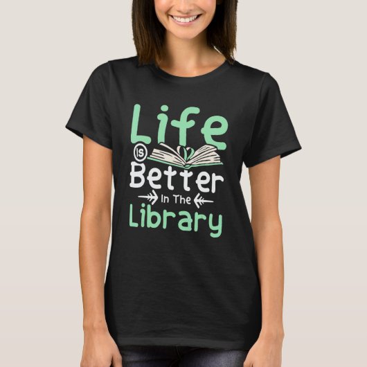 in the Library T-Shirt (Vorderseite)