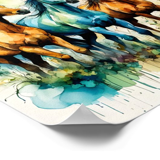 In the Pasture Poster (Ecke)