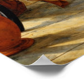 In the Peristyle by John William Waterhouse Poster (Ecke)