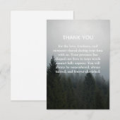 In the quiet stillness of nature dankeskarte (Vorne/Hinten)