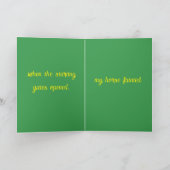 "In the race of life..." #1 (Any) Gift Card Karte (Innenseite)