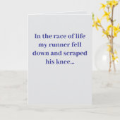 In the race of life... #1 Joke Card Karte (Gelbe Blume)