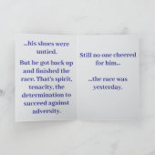 "In the race of life..." #2 Joke (Any) Karte (Innenseite)